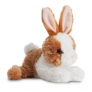 Hračka - Plyšový zajíček hnědo-bílý - Flopsie (20,5 cm)