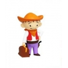 Hračka - Sběratelská figurka Lolek kovboj - Lolek a Bolek (6 cm)